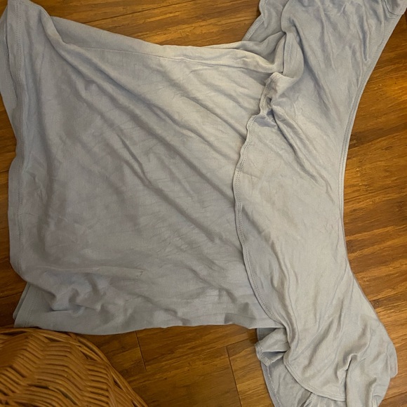 Light blue off the shoulder top - Picture 1 of 1